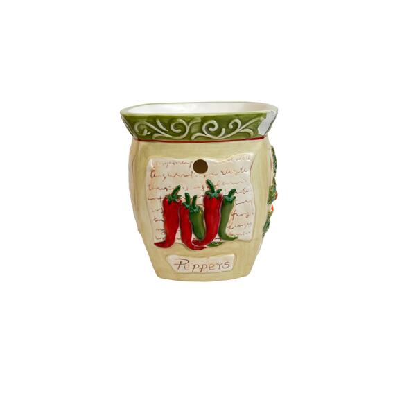 Kate Mcrostie Candle Warmer Tomatoes, Chilli Peppers & Carrots - Picture 5 of 8